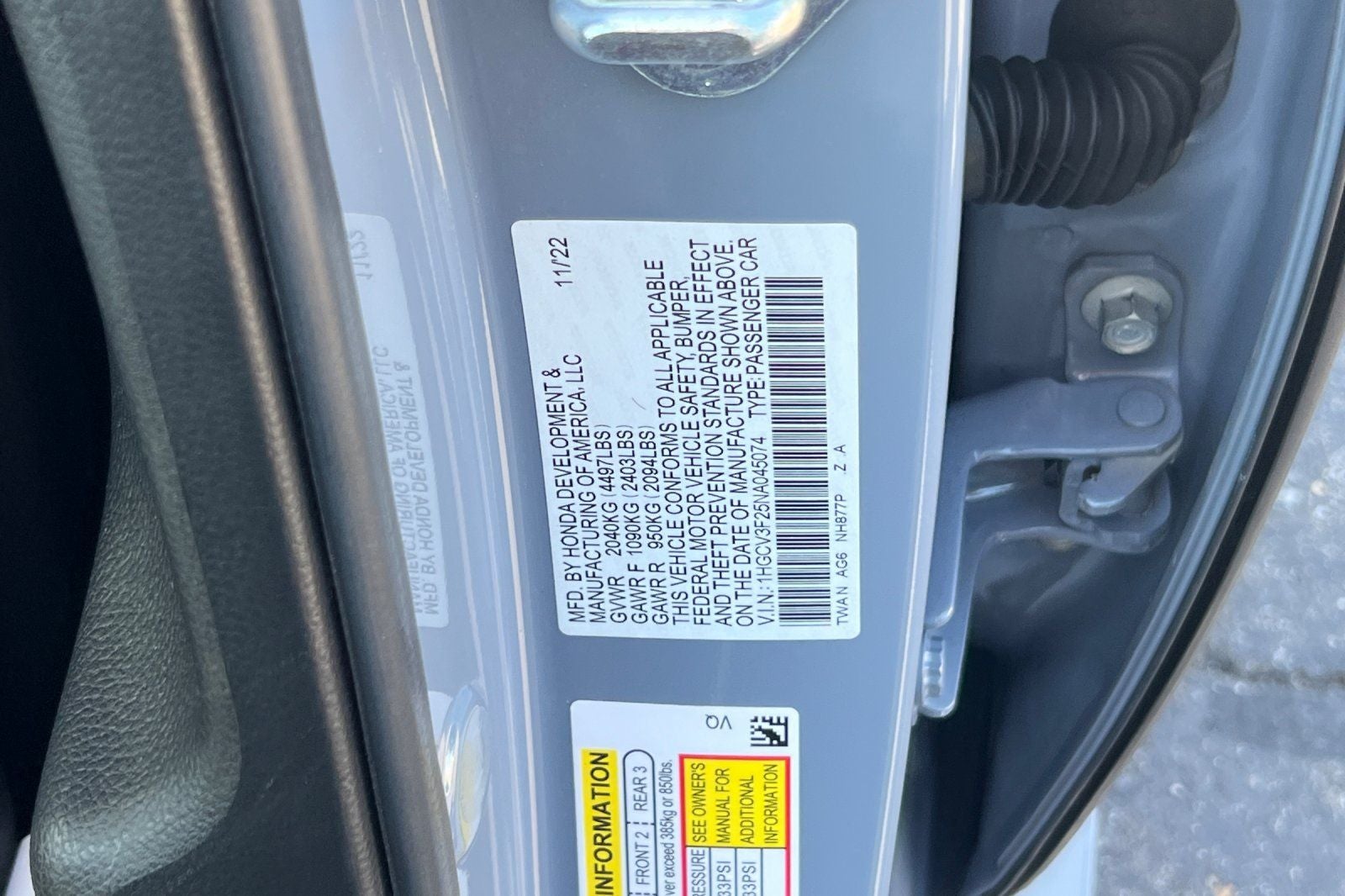 2022 Honda Accord Hybrid Sport