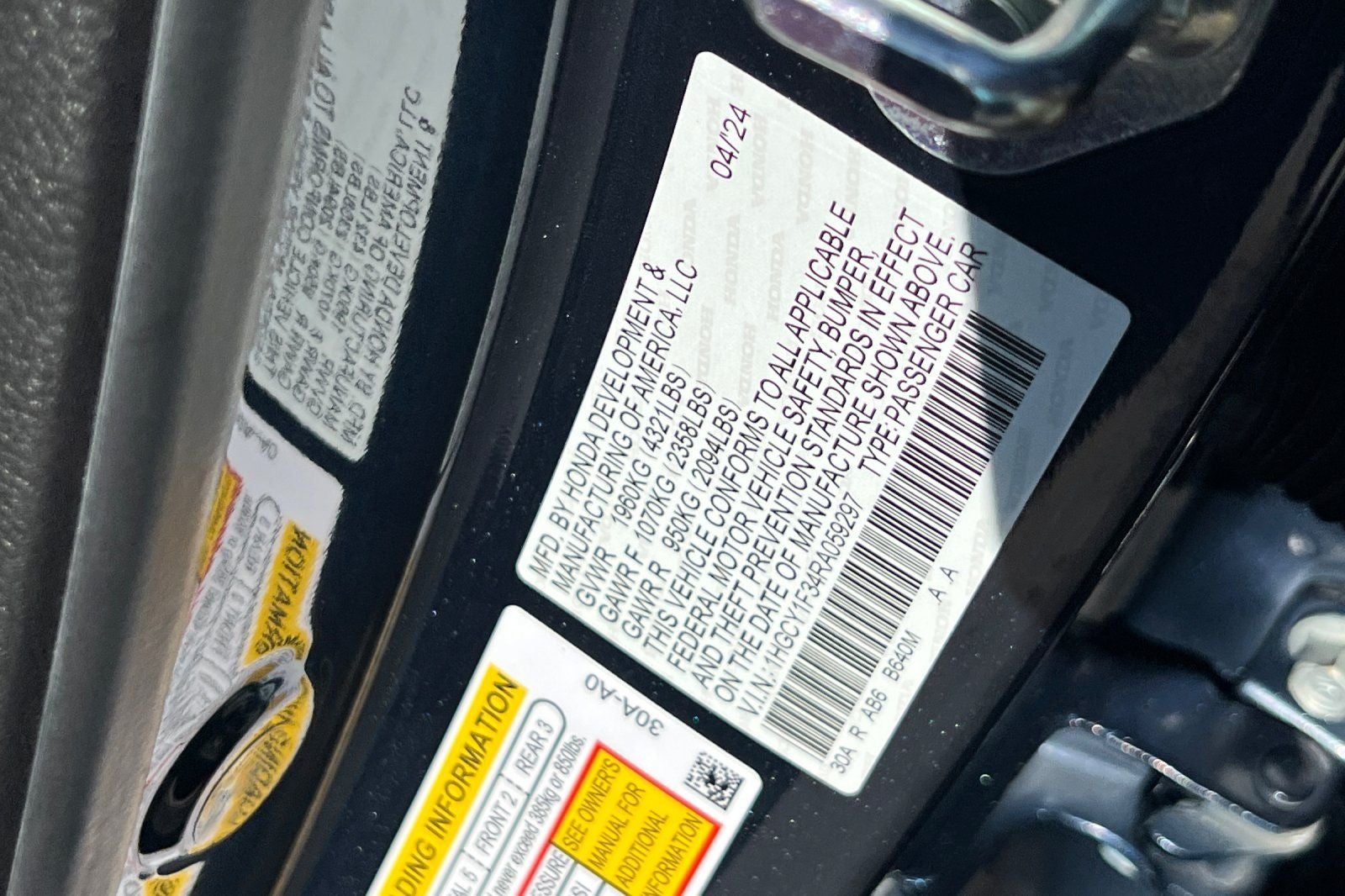 2024 Honda Accord EX