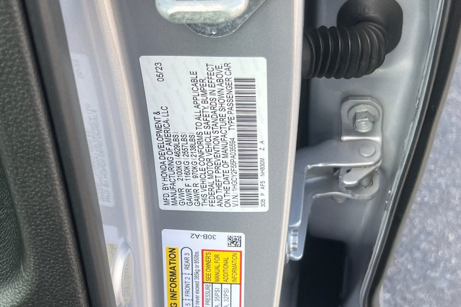 2023 Honda Accord Hybrid Sport