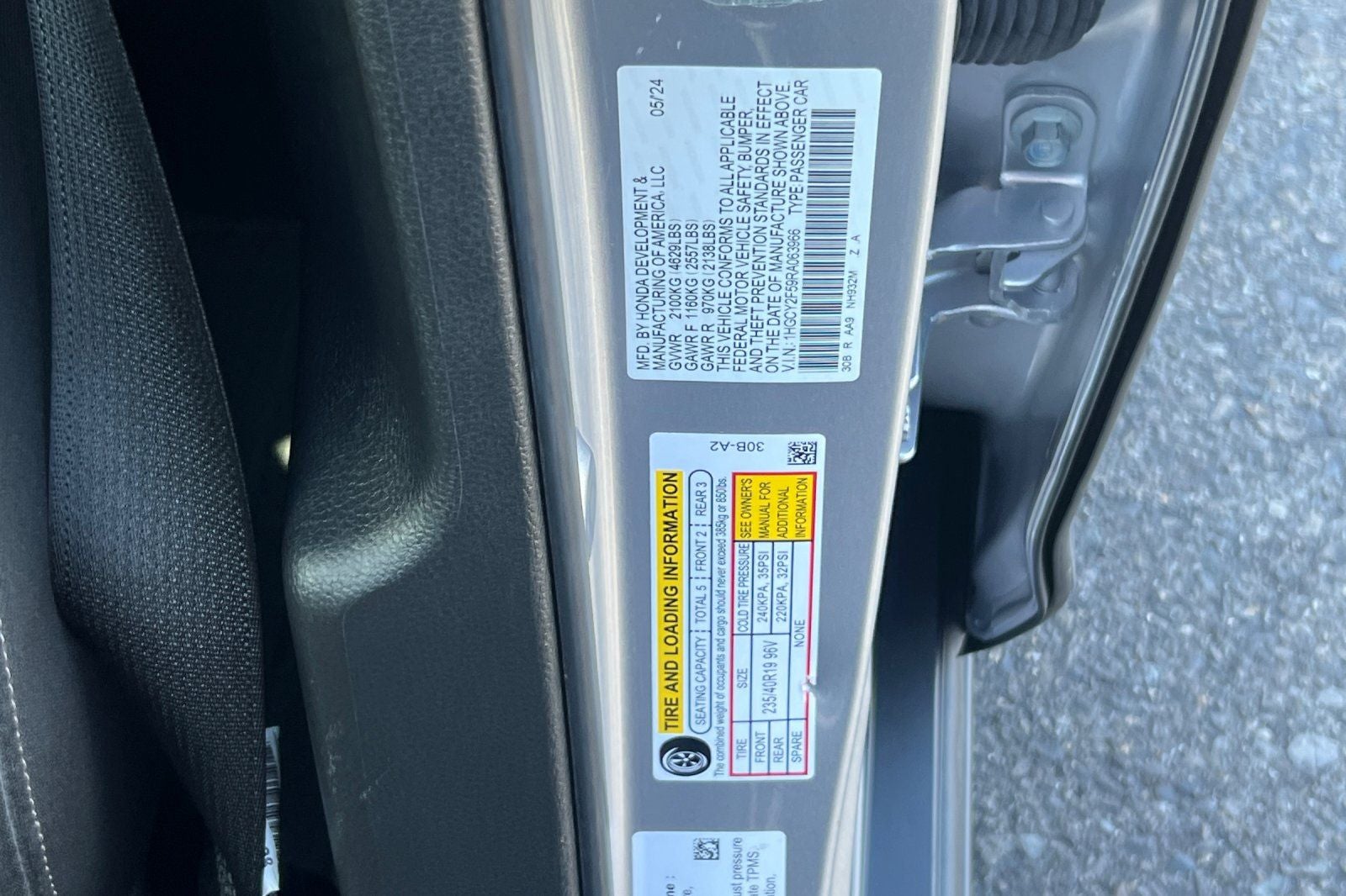 2024 Honda Accord Hybrid Sport