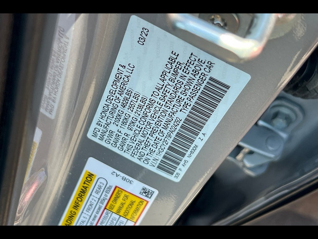 2023 Honda Accord Hybrid Sport-L