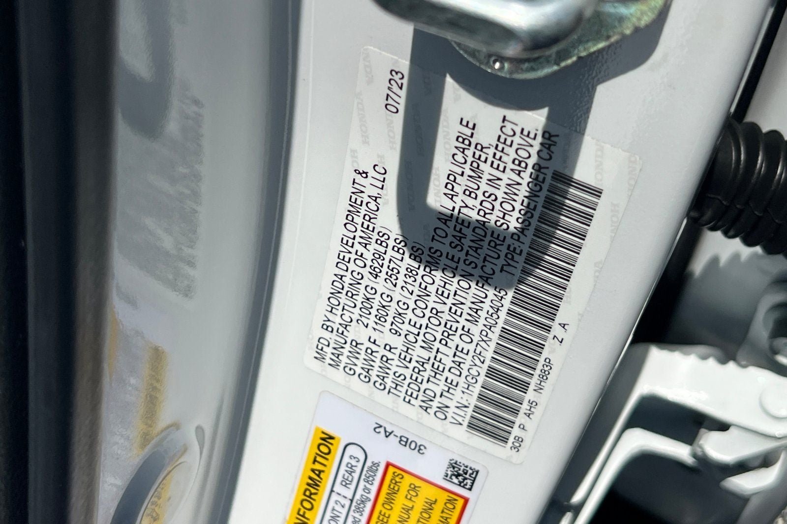 2023 Honda Accord Hybrid Sport-L
