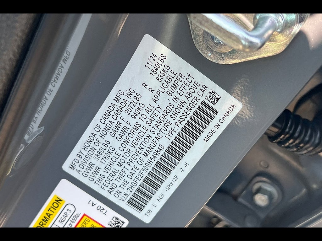 2025 Honda Civic Sedan Sport