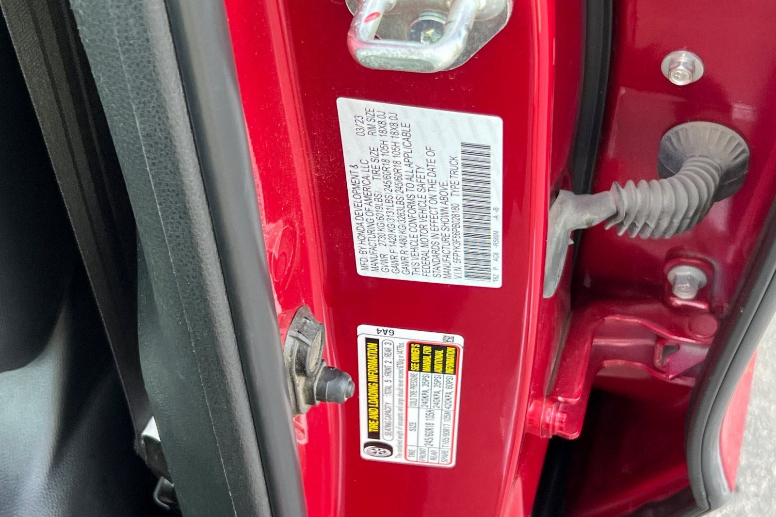 2023 Honda Ridgeline RTL