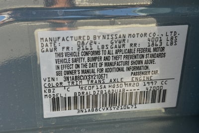 2025 Nissan Sentra SV