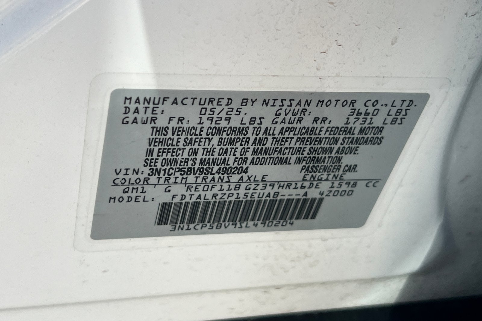 2025 Nissan Kicks Play S