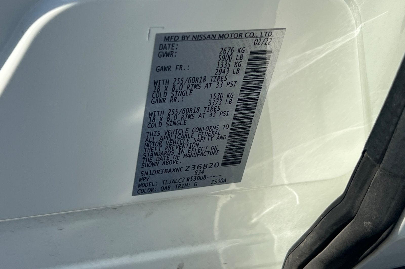 2022 Nissan Pathfinder SV