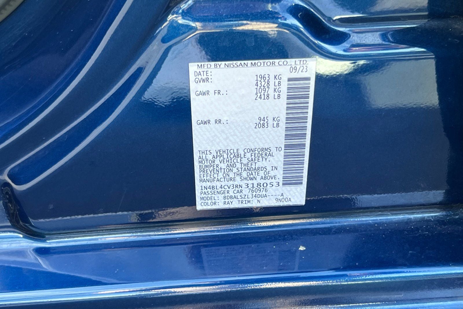 2024 Nissan Altima 2.5 SR