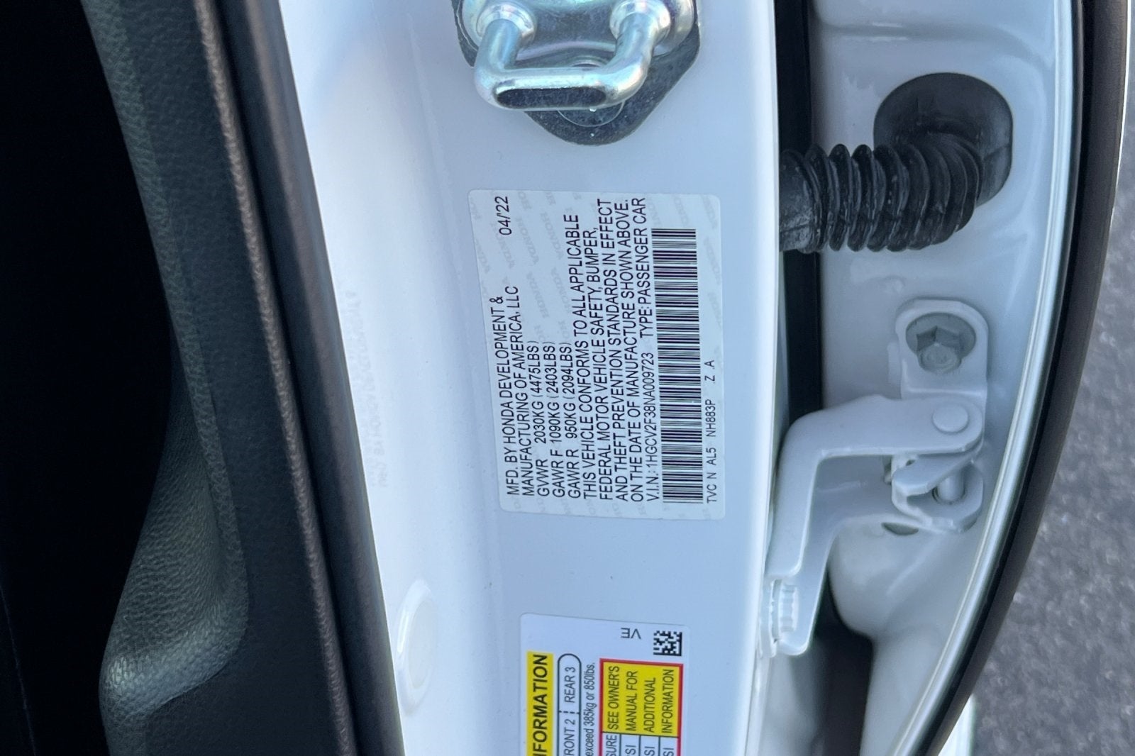 2022 Honda Accord Sport 2.0T