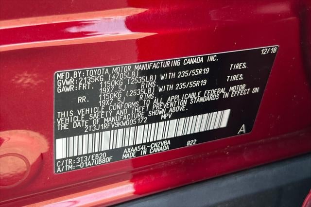 2019 Toyota RAV4 Adventure