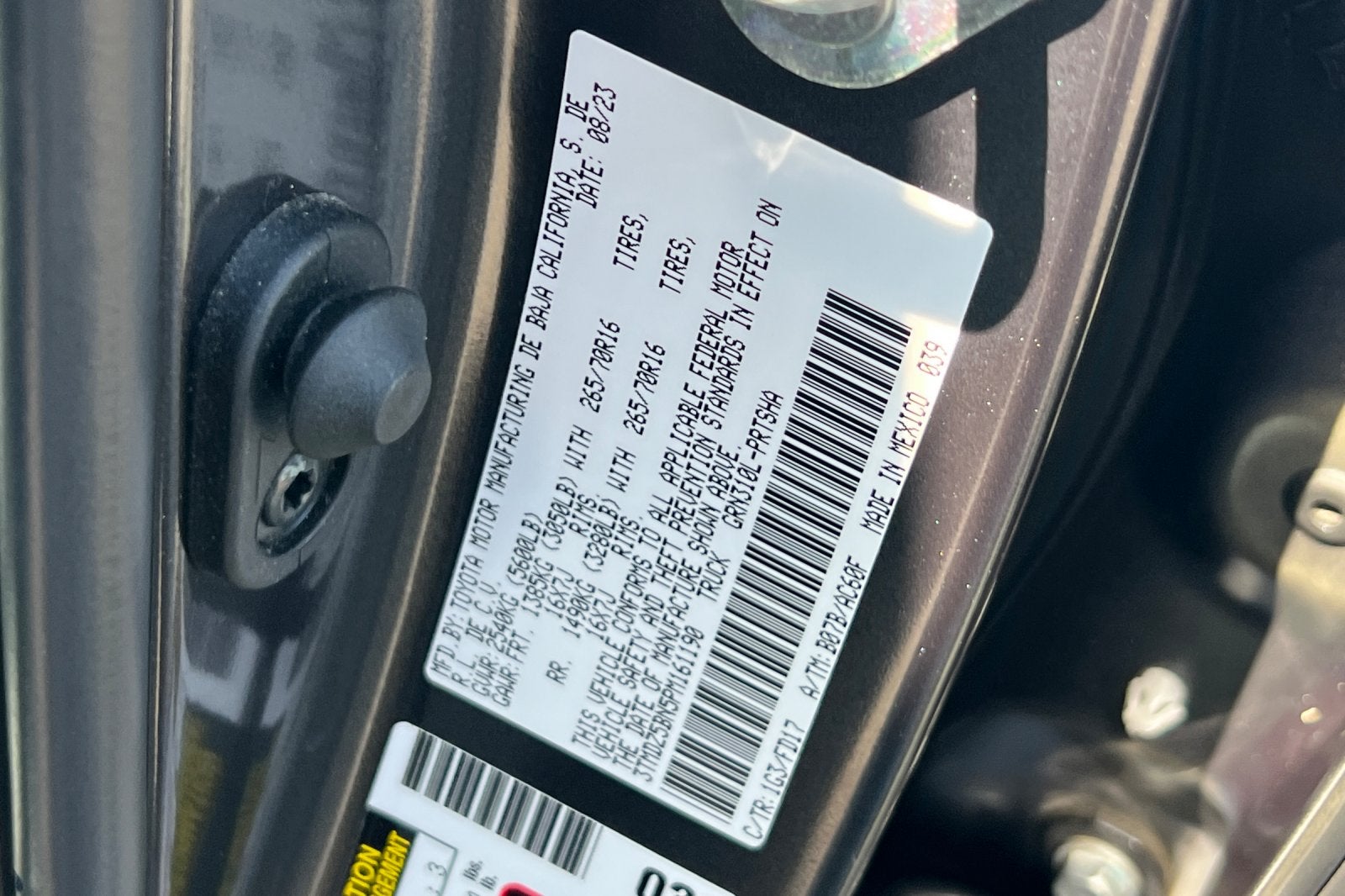 2023 Toyota Tacoma 4WD TRD Off-Road