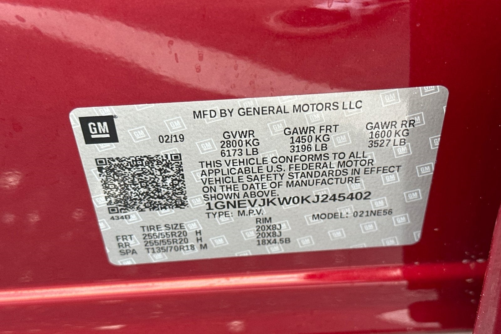 2019 Chevrolet Traverse High Country