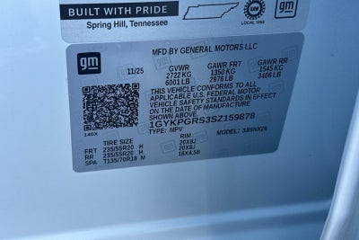 2025 Cadillac XT6 Sport