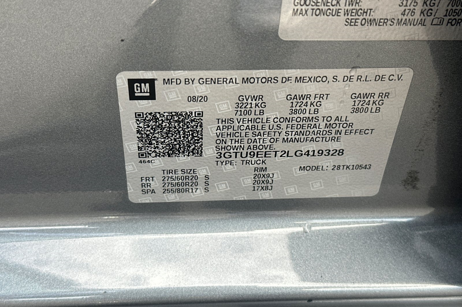 2020 GMC Sierra 1500 AT4