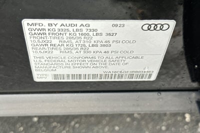 2024 Audi SQ8 e-tron Prestige quattro