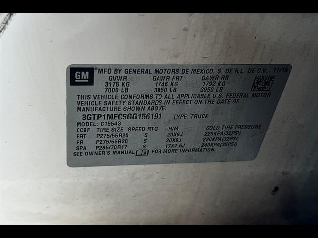 2016 GMC Sierra 1500 SLE