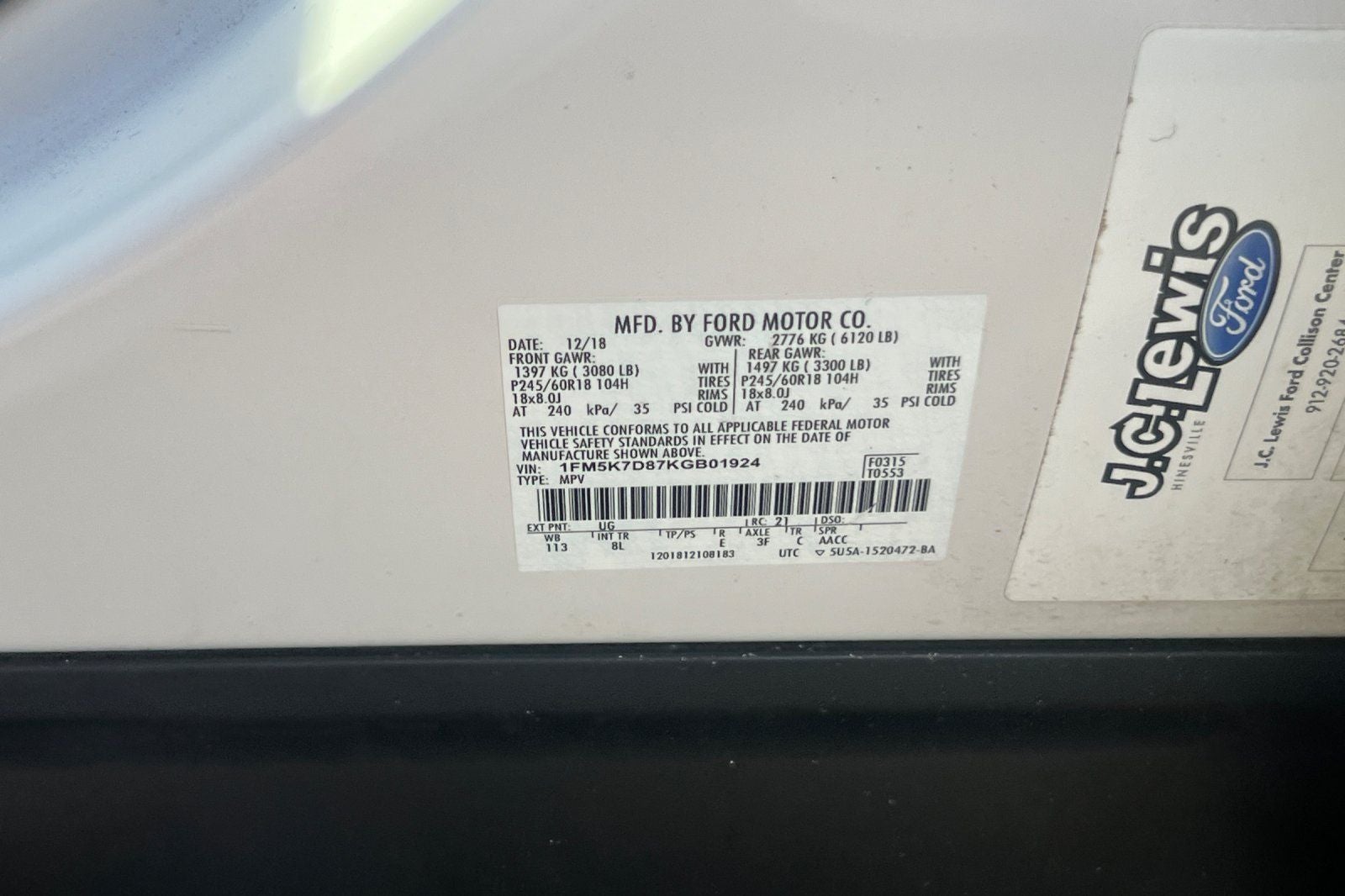 2019 Ford Explorer XLT