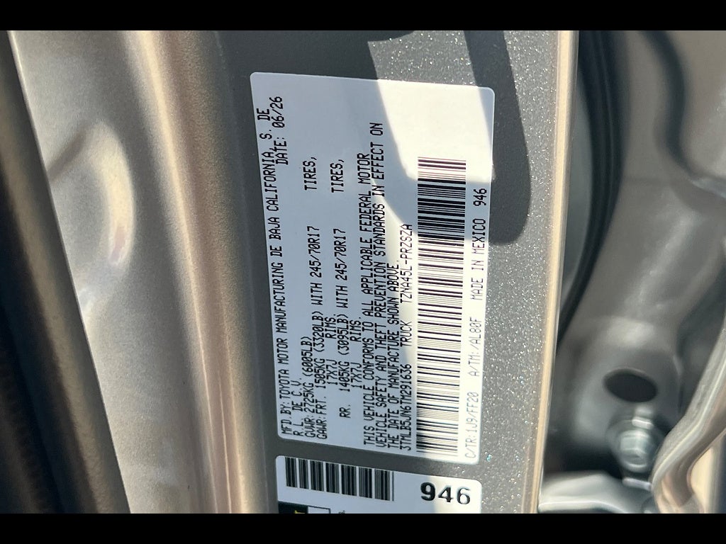 2026 Toyota Tacoma SR5