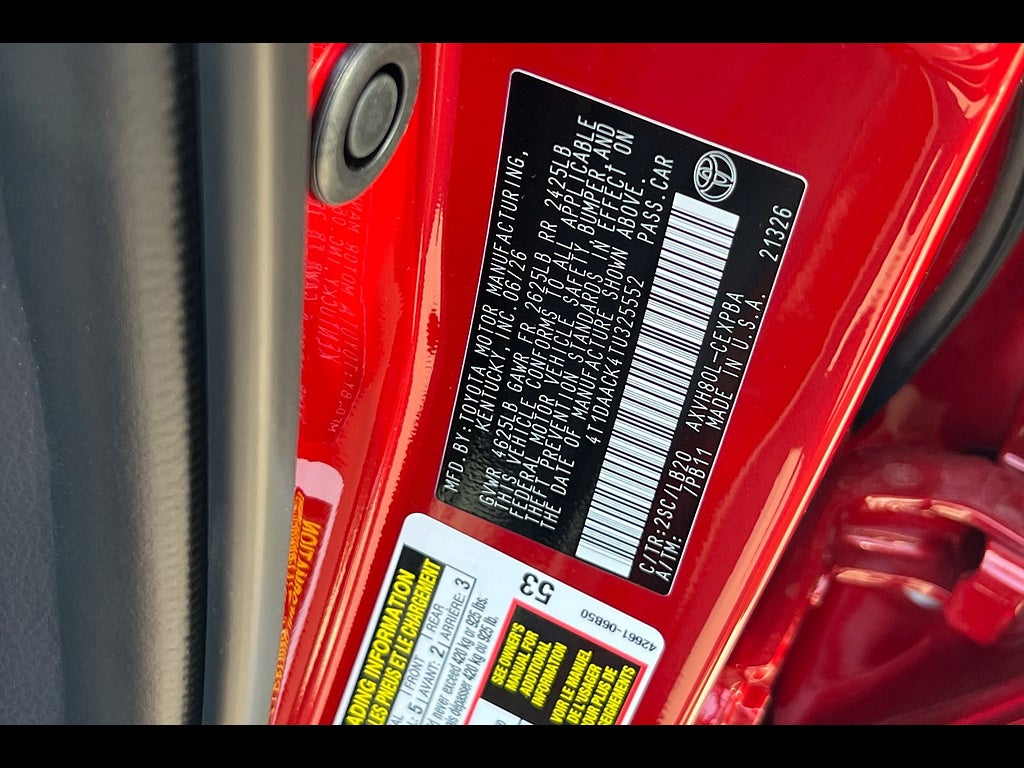 2026 Toyota Camry XSE