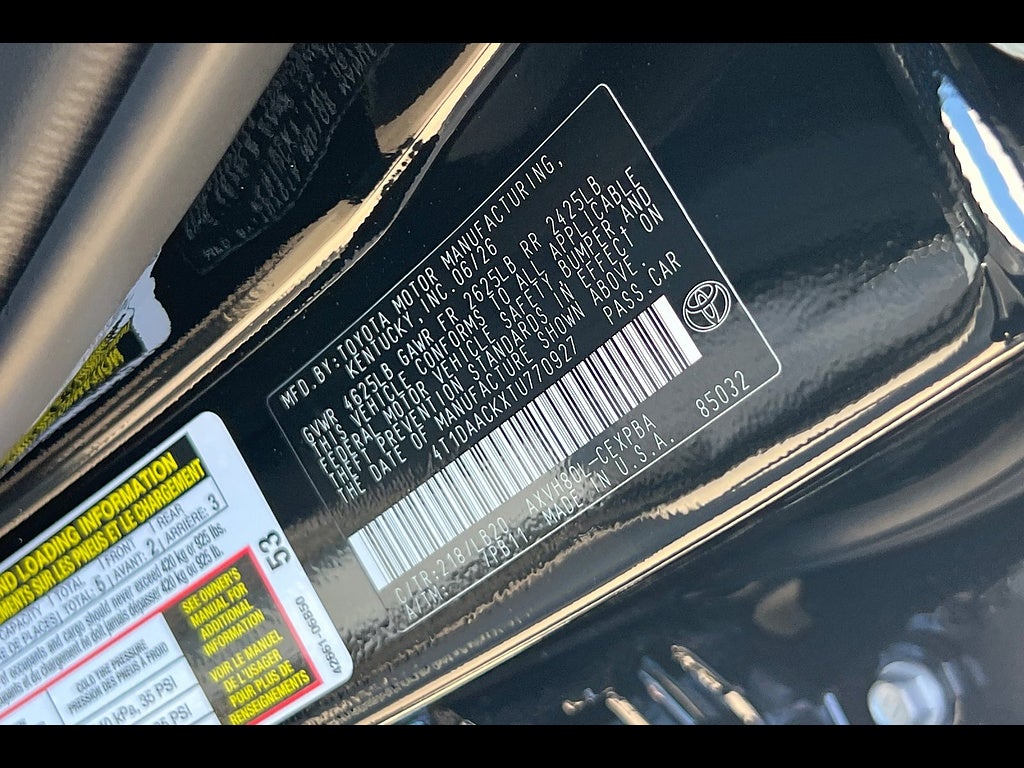 2026 Toyota Camry XSE
