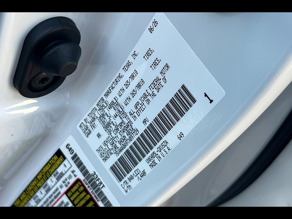 2026 Toyota Sequoia SR5