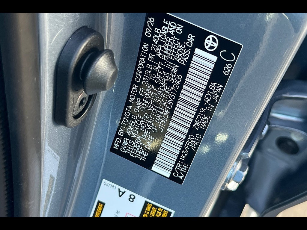 2027 Toyota Corolla Hybrid Hybrid LE